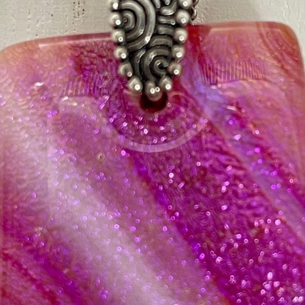 Pink and Magenta Swirl Pendant