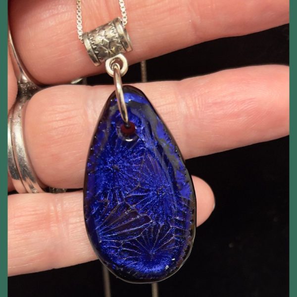 Purple Firework Pendant