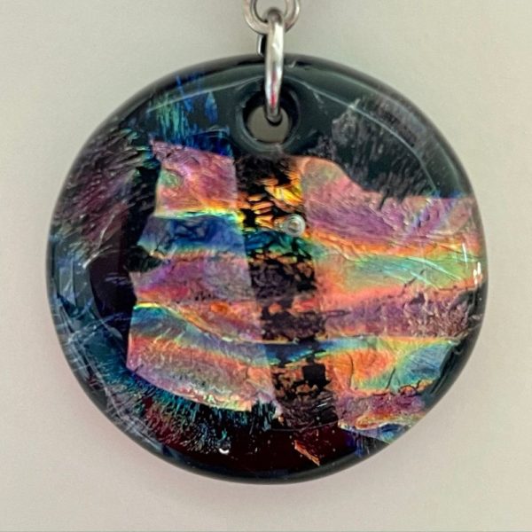 rainbow mountain pendant