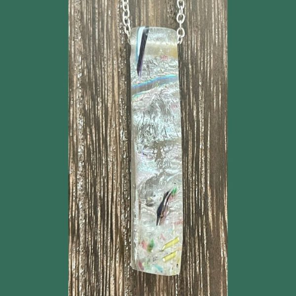 dichroic icicle pendant